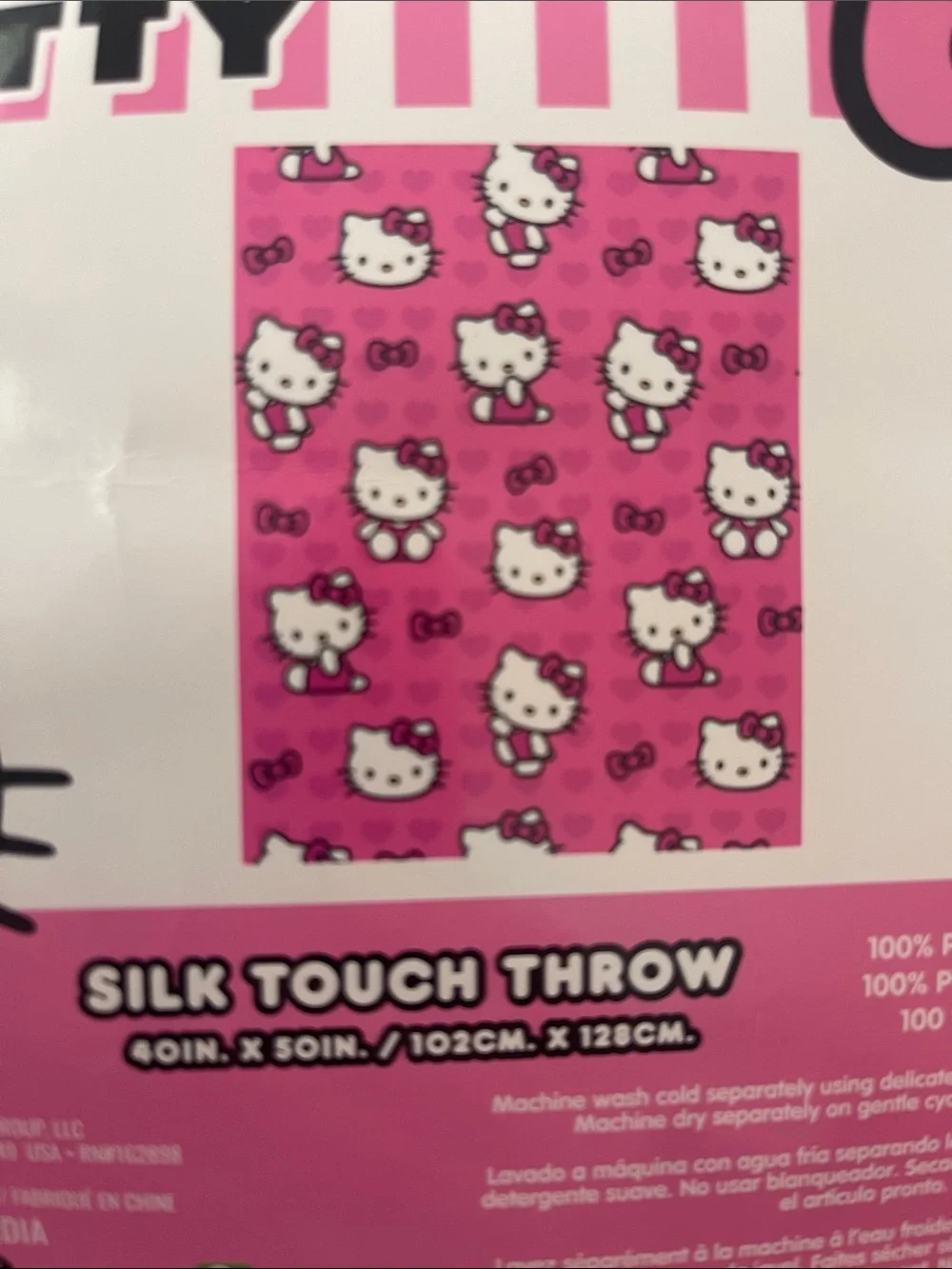 Hello Kitty Soft Throw Blanket